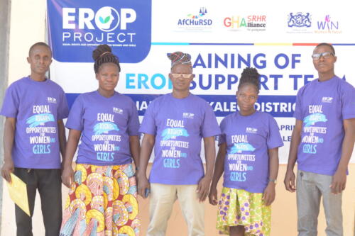 EROP Support Team in NadowliKaleo District1