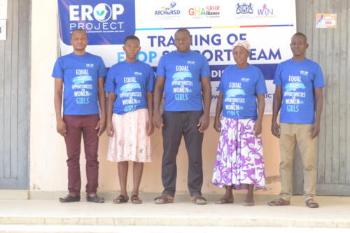 EROP Support Team in NadowliKaleo District2